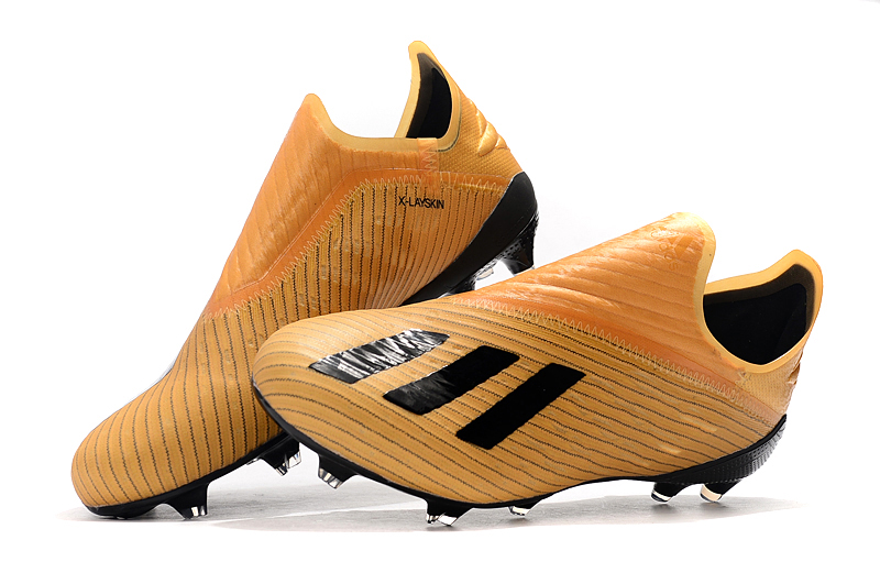 Adidas X 19+ FG Soccer Cleats - Orange & Black | High-performance Footwear