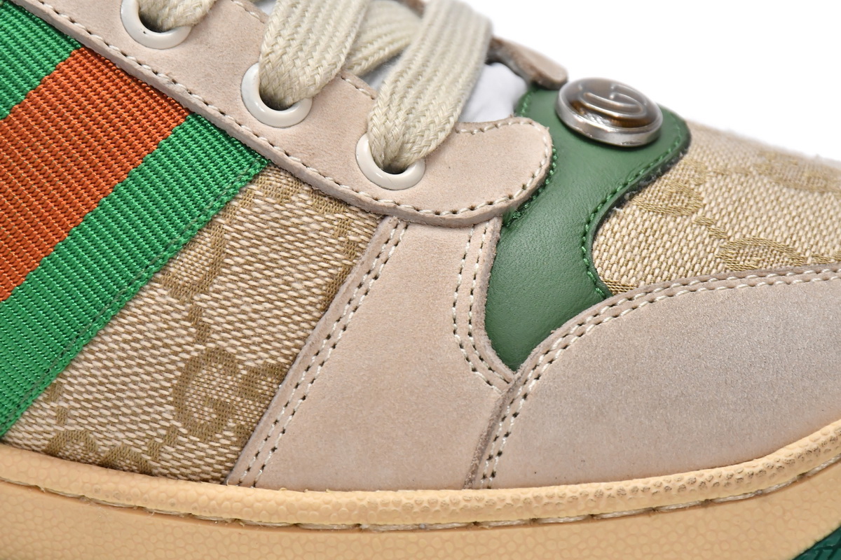 Gucci Screener Distressed Green Orange 570443 9Y920 9666 - Shop Now!