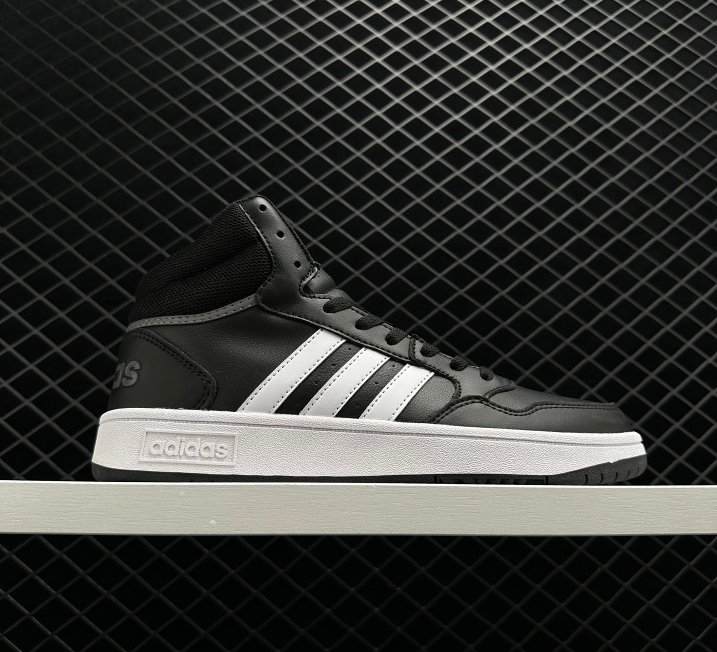 Adidas Hoops 3.0 Mid Classic Vintage Shoes 'Core Black' GW3020 - Shop Now!