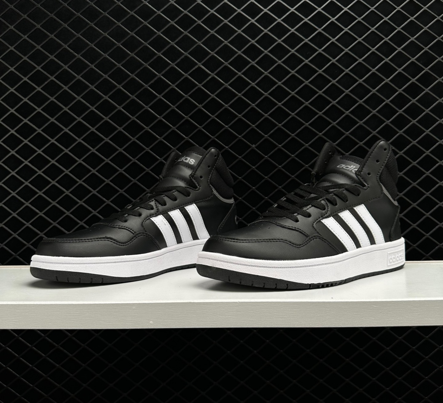Adidas Hoops 3.0 Mid Classic Vintage Shoes 'Core Black' GW3020 - Shop Now!
