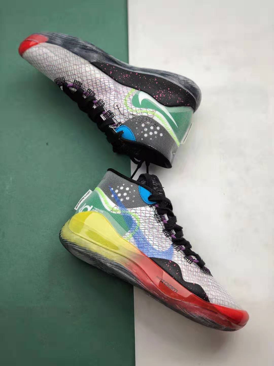 New Nike Zoom KD 12 EP White Multi Color AR4230-106 For The Ultimate Performance