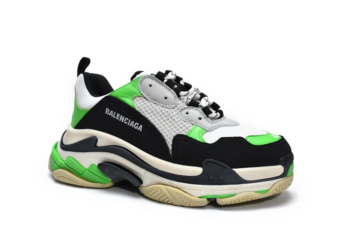 Balenciaga Triple S Electronic Green 512178 W09T1 9000 | Exclusive Fashion Sneakers
