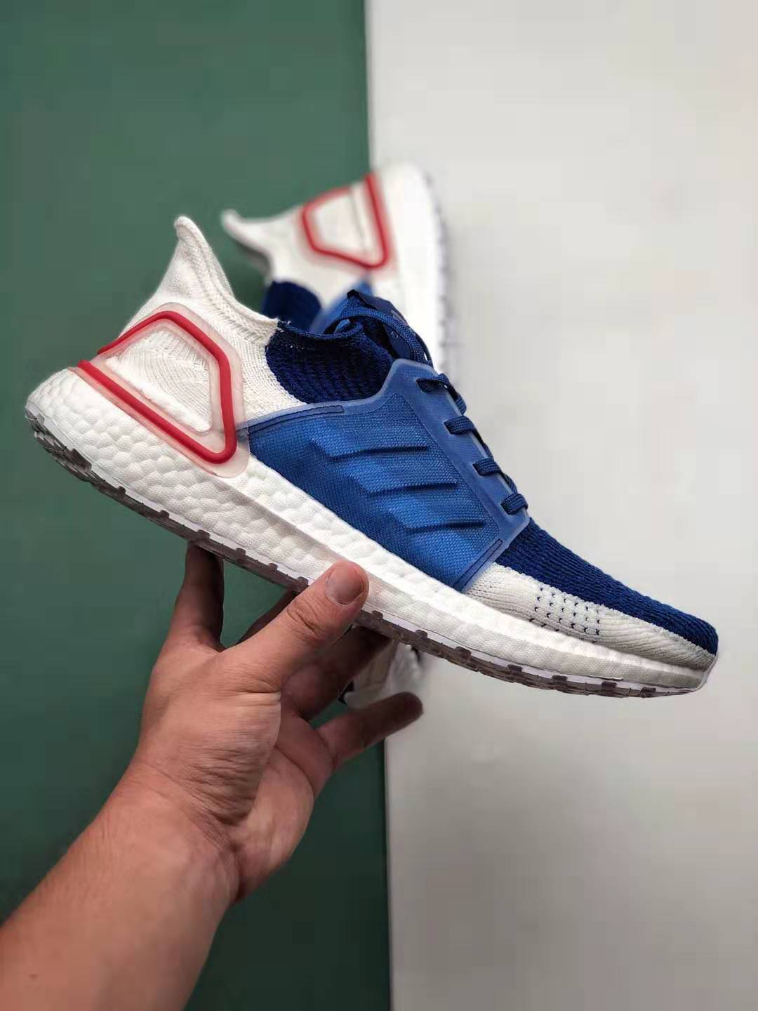 Adidas UltraBoost 19 'White Blue' EF1340 - Stylish and High-Performance Footwear Adidas UltraBoost 19 'White Blue' EF1340 - Stylish and High-Performance Footwear