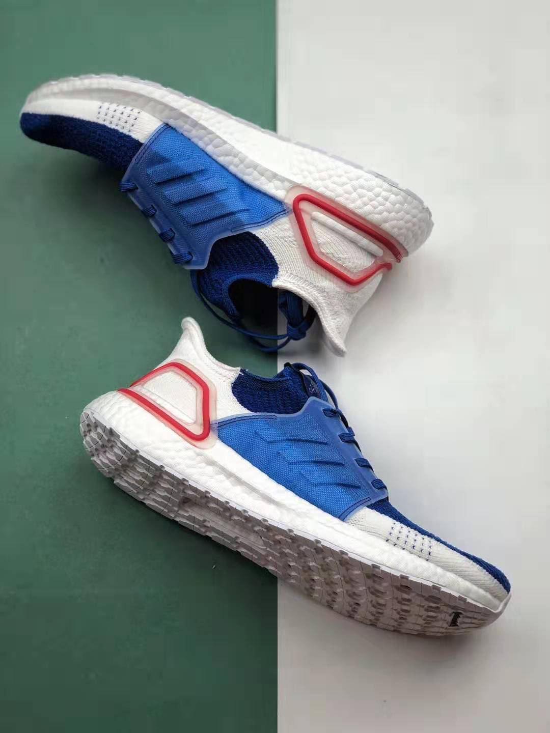 Adidas UltraBoost 19 'White Blue' EF1340 - Stylish and High-Performance Footwear Adidas UltraBoost 19 'White Blue' EF1340 - Stylish and High-Performance Footwear