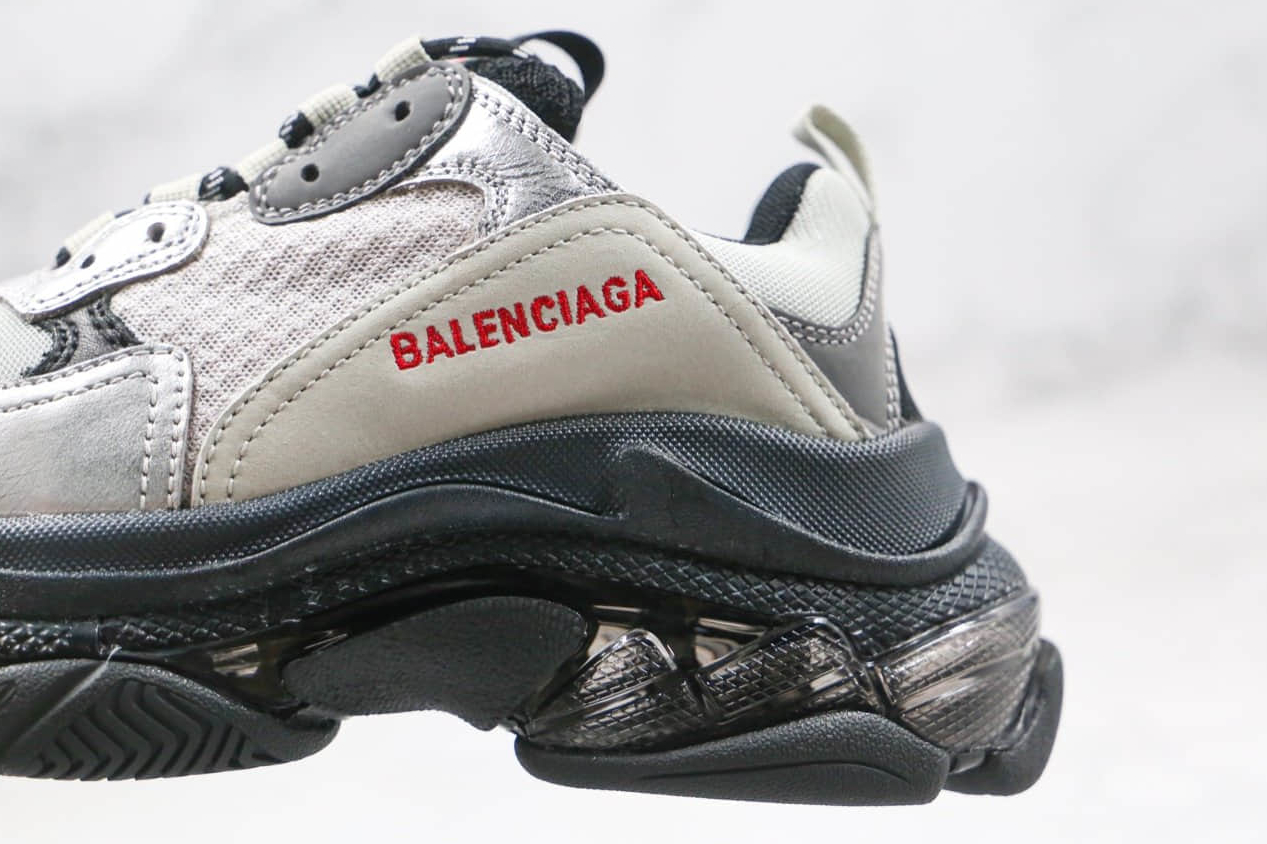 Balenciaga Triple S Black Silver 541624 W09E1 7320 – Premium Sneaker Style Balenciaga Triple S Black Silver 541624 W09E1 7320 – Premium Sneaker Style