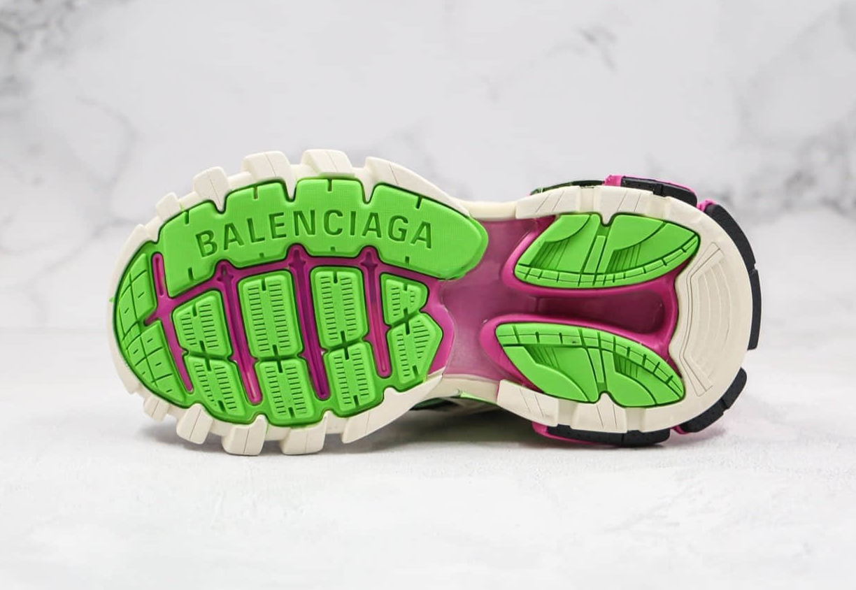 Balenciaga Track.2 Trainer Pink Green 568614W2GN39199 - Stylish and Comfortable Footwear Balenciaga Track.2 Trainer Pink Green 568614W2GN39199 - Stylish and Comfortable Footwear