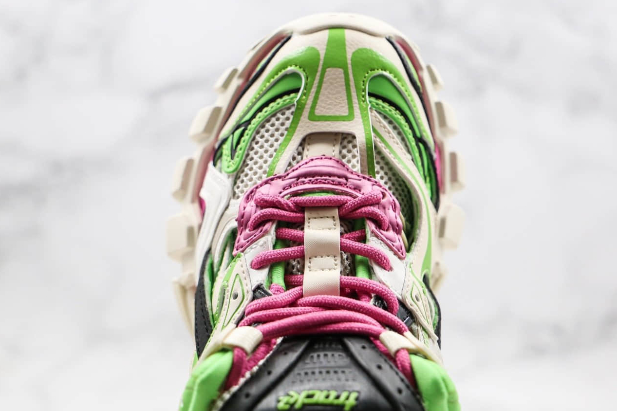 Balenciaga Track.2 Trainer Pink Green 568614W2GN39199 - Stylish and Comfortable Footwear Balenciaga Track.2 Trainer Pink Green 568614W2GN39199 - Stylish and Comfortable Footwear