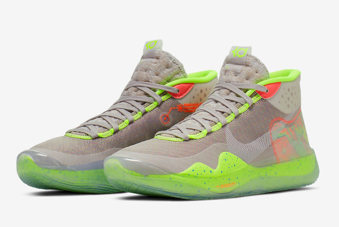 Nike KD 12 '90s Kid' Multi-Color/White AR4229-900: Stylish Retro Sneakers for True Trendsetters