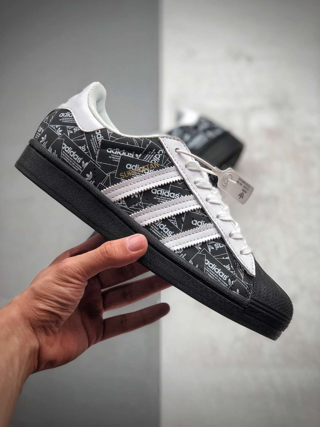 Adidas Superstar 'All Over Print - Black' FV2820 - Stylish and Versatile Sneakers Adidas Superstar 'All Over Print - Black' FV2820 - Stylish and Versatile Sneakers