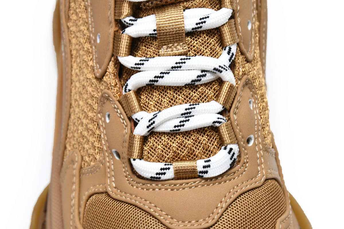 Shop the Balenciaga Triple S Sneaker: Clear Sole - Light Camel 541624 W2GA1 2706