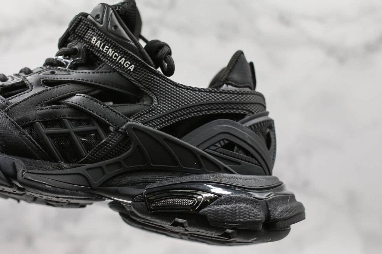 Balenciaga Track.2 Trainer Black: Sleek and Modern Shoe Design Balenciaga Track.2 Trainer Black: Sleek and Modern Shoe Design