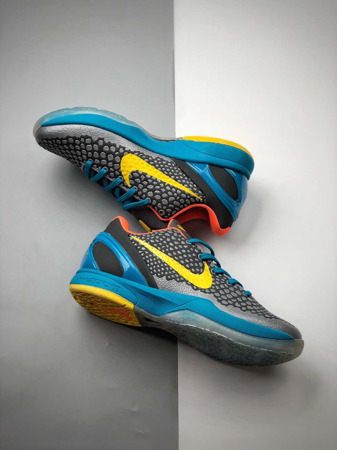 Zoom Kobe 6 Helicopter Blue Grey Dark Total Yellow Vbrnt Glass 429659-005 - Shop Now!