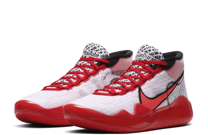 Nike YouTube x KD 12 Redwhite CQ7731-900