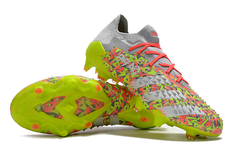 Adidas Predator Freak .1 Low FG Clear Grey White Solar Yellow - Ultimate Football Performance Adidas Predator Freak .1 Low FG Clear Grey White Solar Yellow - Ultimate Football Performance