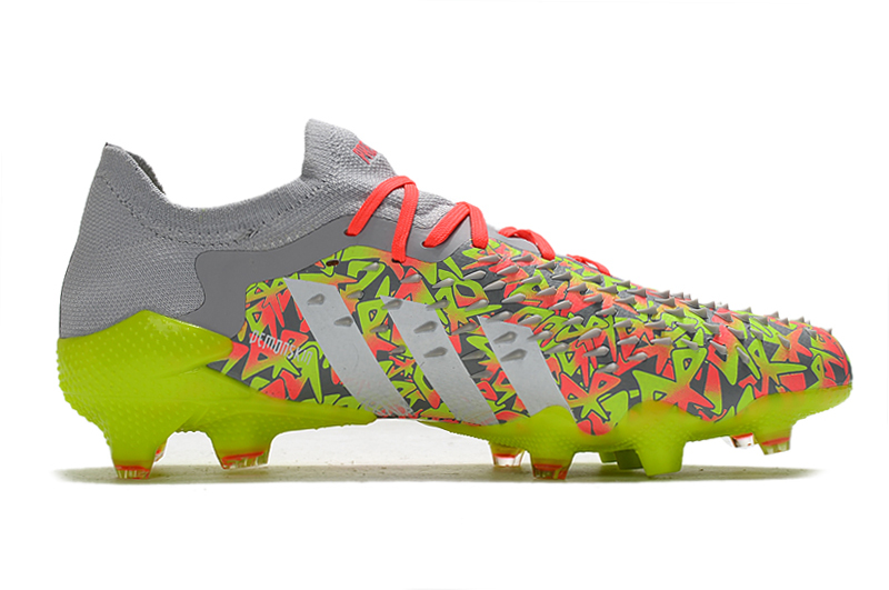 Adidas Predator Freak .1 Low FG Clear Grey White Solar Yellow - Ultimate Football Performance Adidas Predator Freak .1 Low FG Clear Grey White Solar Yellow - Ultimate Football Performance