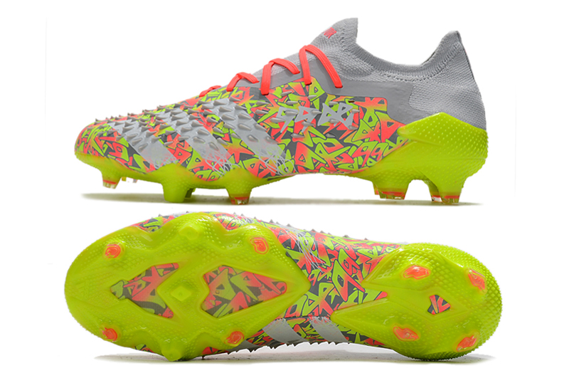 Adidas Predator Freak .1 Low FG Clear Grey White Solar Yellow - Ultimate Football Performance Adidas Predator Freak .1 Low FG Clear Grey White Solar Yellow - Ultimate Football Performance