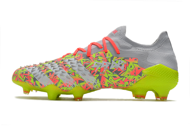 Adidas Predator Freak .1 Low FG Clear Grey White Solar Yellow - Ultimate Football Performance Adidas Predator Freak .1 Low FG Clear Grey White Solar Yellow - Ultimate Football Performance