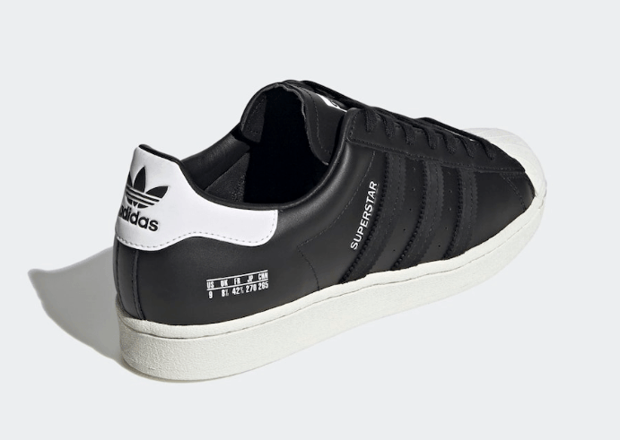 Adidas Superstar Size Tag - Core Black FV2809 - Limited Edition