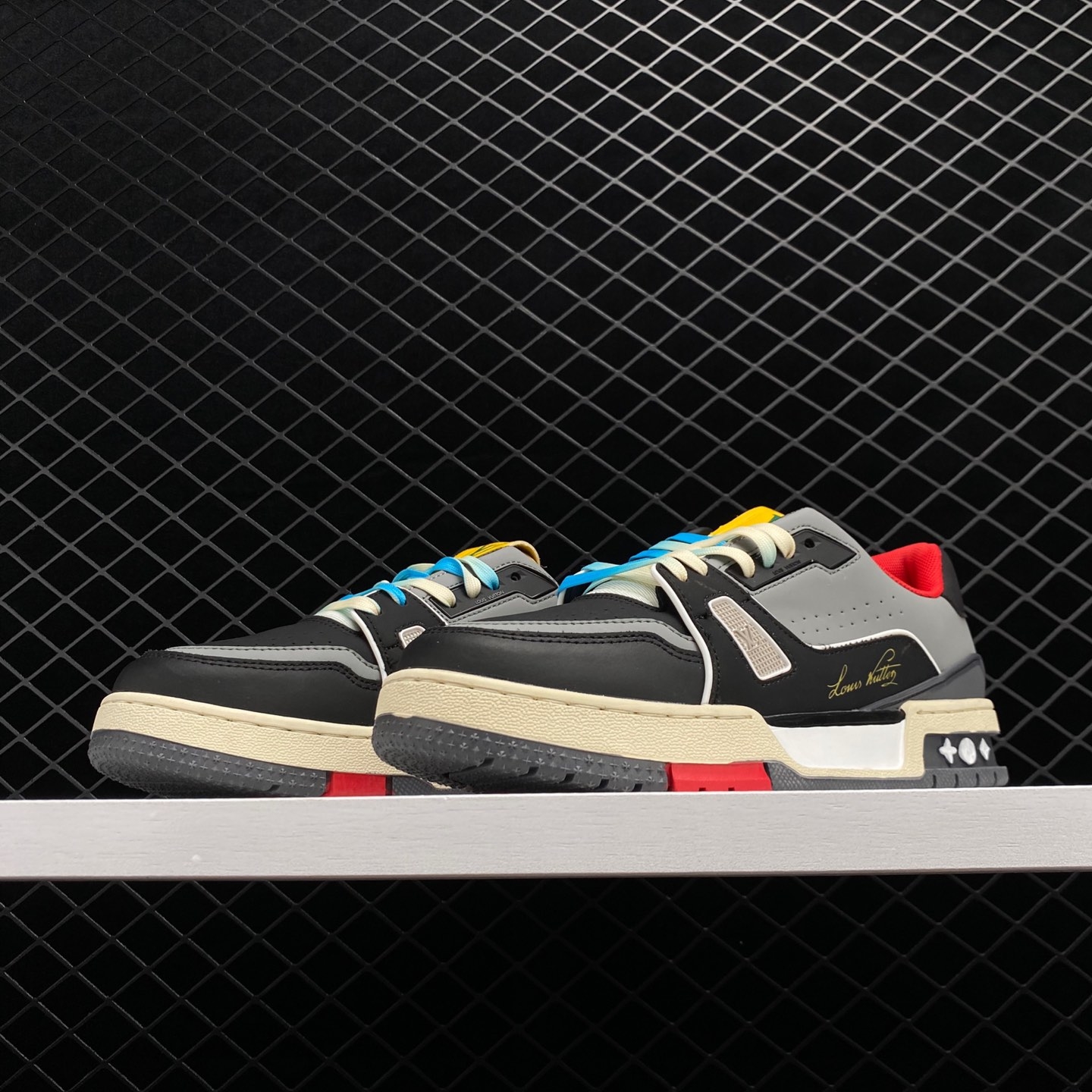 Louis Vuitton SS21 Trainer Sneaker Multicolor 1A8Q93 - Statement Footwear with a Colorful Twist