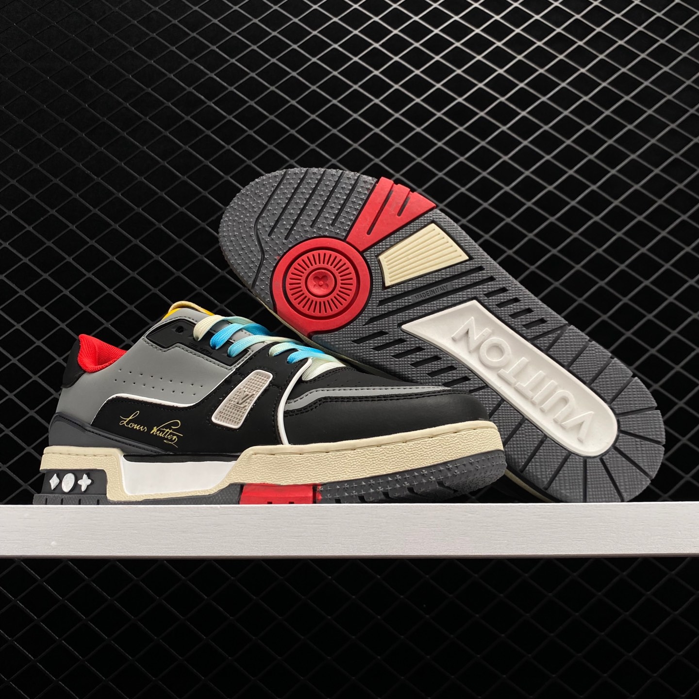 Louis Vuitton SS21 Trainer Sneaker Multicolor 1A8Q93 - Statement Footwear with a Colorful Twist