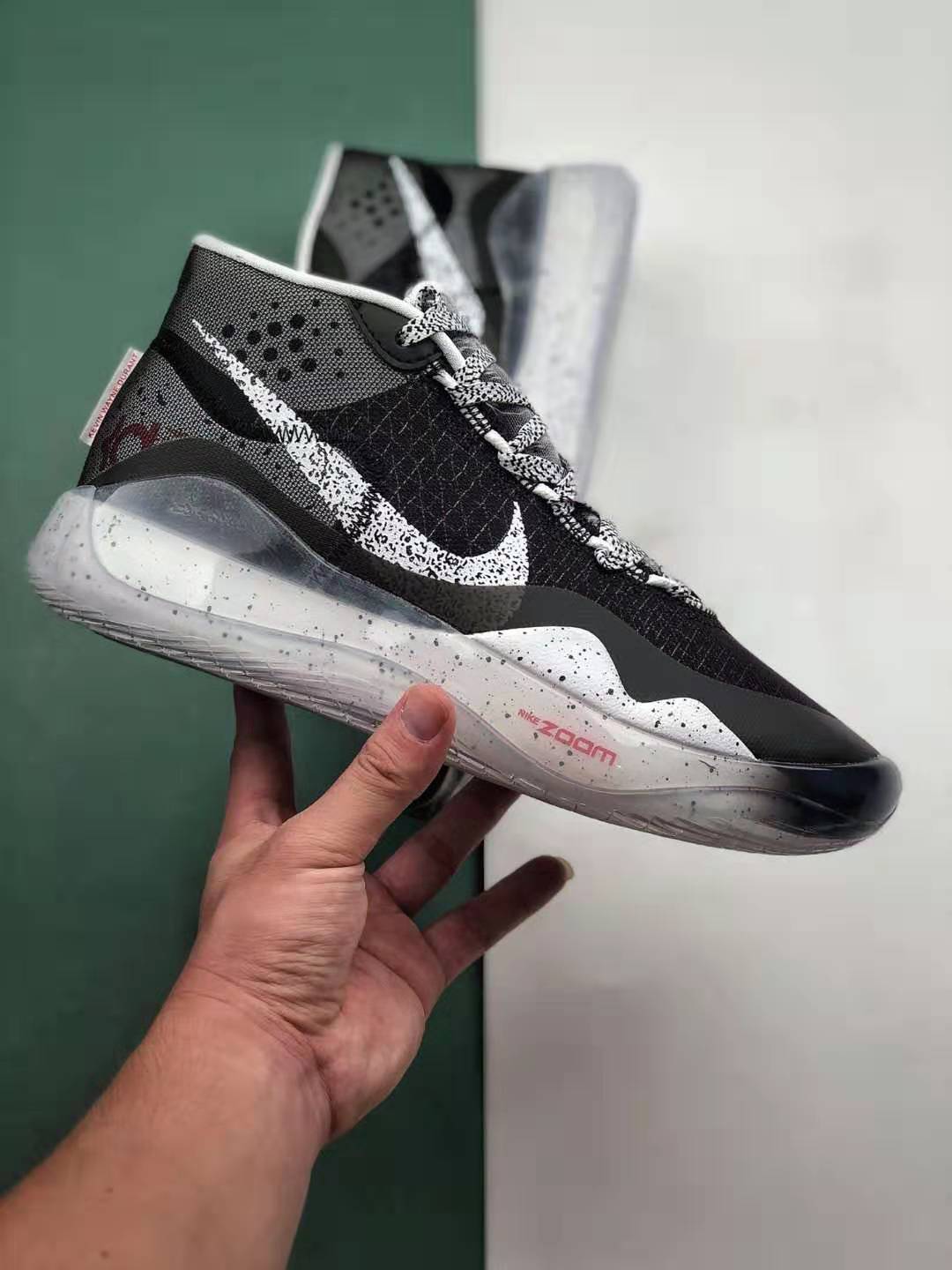 Nike Zoom KD 12 EP 'Black Cement' AR4230-002 - Premium Basketball Shoes