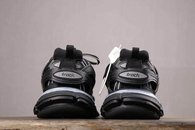 Balenciaga Track 1.0 Nylon Vintage Sneakers Black 542023W1GB11000 - Shop Now!