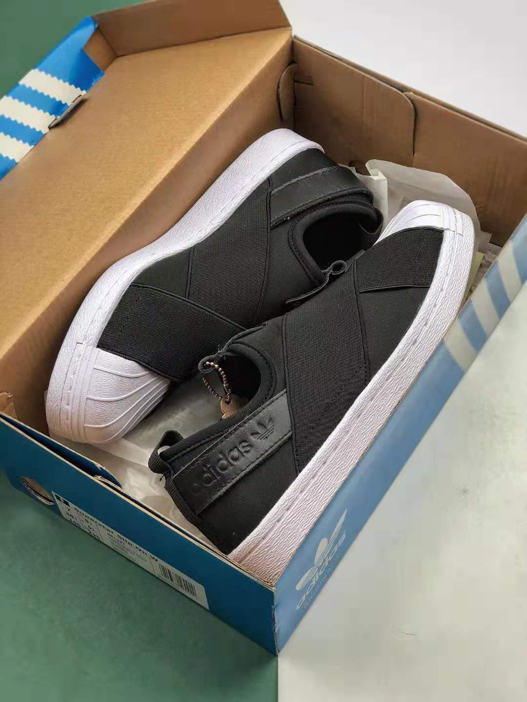 Adidas Superstar Slip-On Black S81337 - Sleek and Stylish Slip-Ons Adidas Superstar Slip-On Black S81337 - Sleek and Stylish Slip-Ons