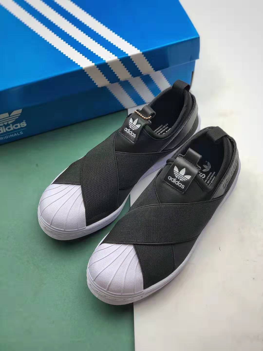 Adidas Superstar Slip-On Black S81337 - Sleek and Stylish Slip-Ons Adidas Superstar Slip-On Black S81337 - Sleek and Stylish Slip-Ons