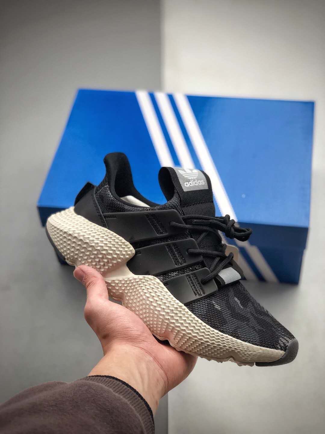 Adidas Originals Prophere Grey FourCore Black FU9260 - Shop Now at [Website Name]