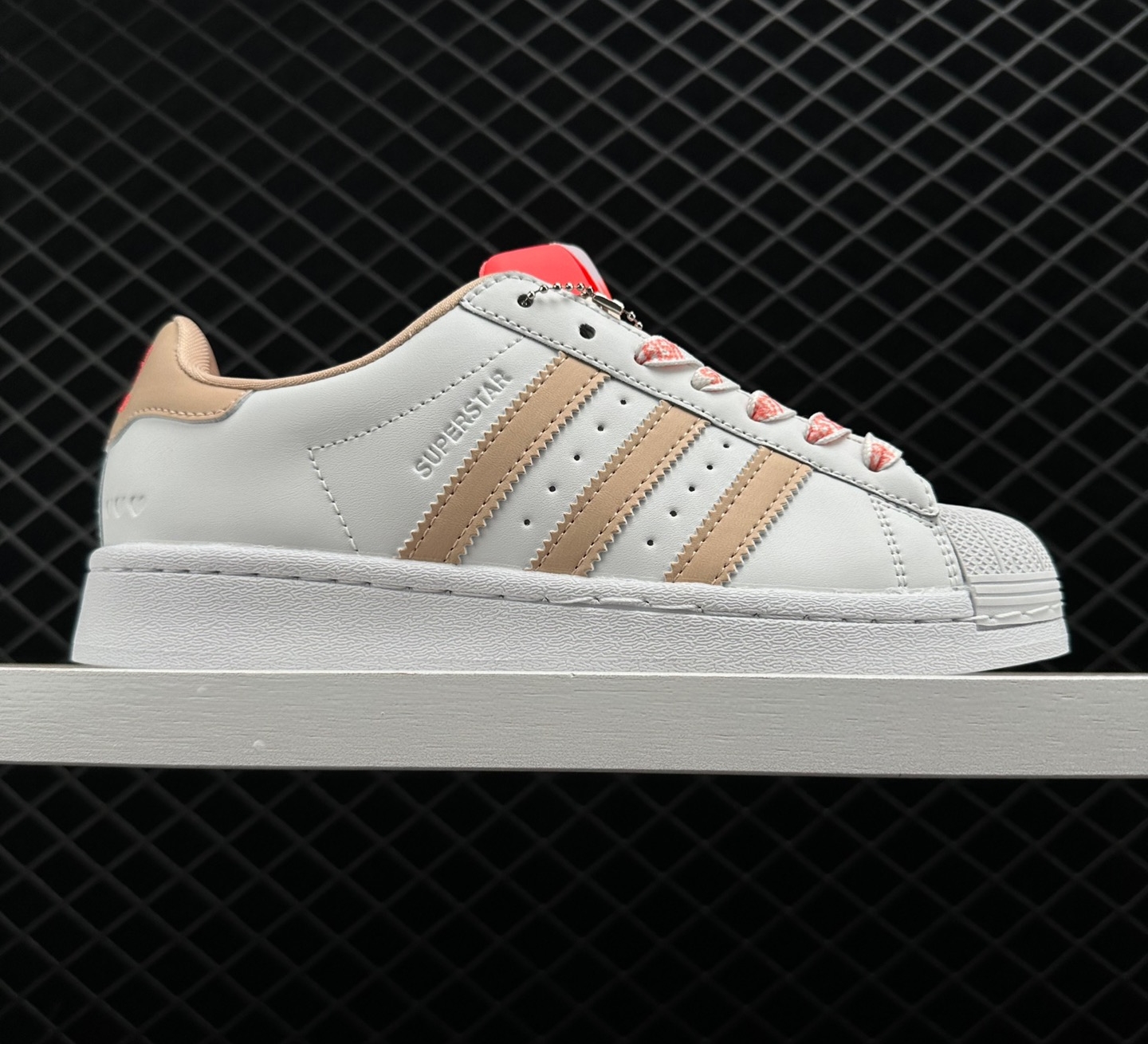 Adidas Originals Superstar Valentine 2022 Sneakers- White/Beige, GW0570