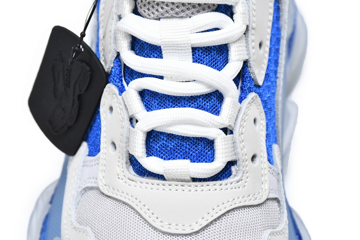 Balenciaga Triple S Sneaker 'White Blue' 541624 W090N 9169 - Exclusive and Stylish Footwear Balenciaga Triple S Sneaker 'White Blue' 541624 W090N 9169 - Exclusive and Stylish Footwear