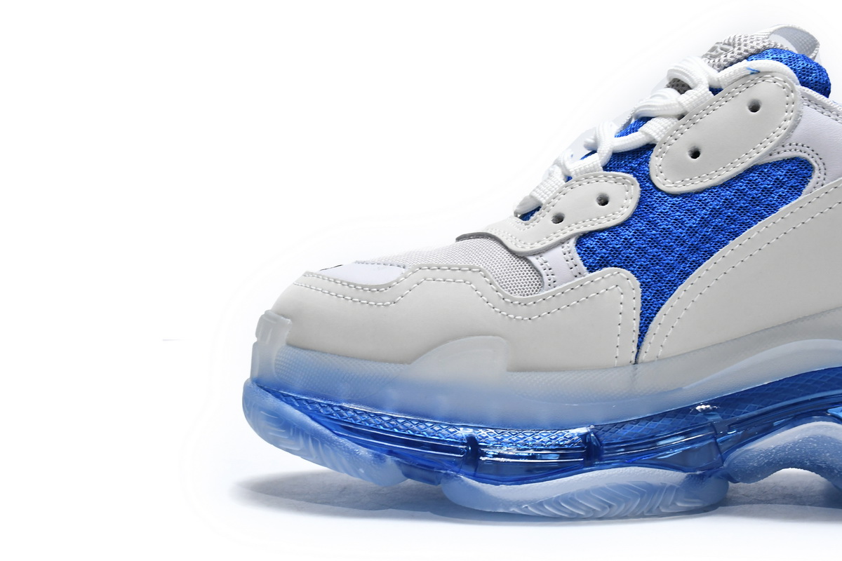 Balenciaga Triple S Sneaker 'White Blue' 541624 W090N 9169 - Exclusive and Stylish Footwear Balenciaga Triple S Sneaker 'White Blue' 541624 W090N 9169 - Exclusive and Stylish Footwear