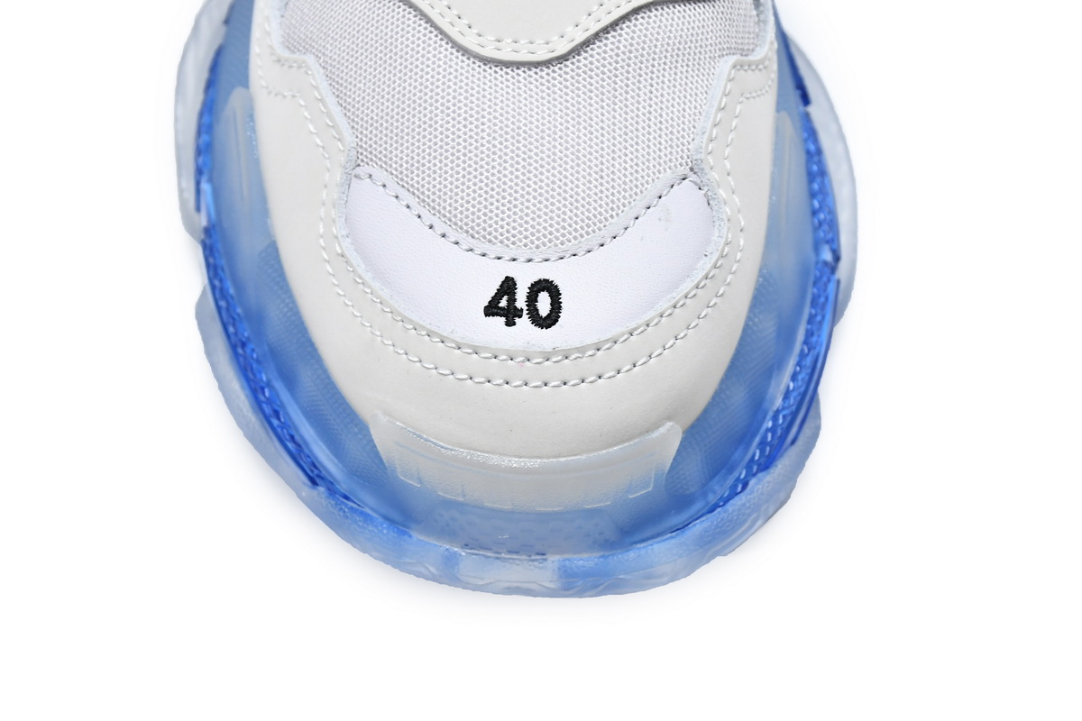 Balenciaga Triple S Sneaker 'White Blue' 541624 W090N 9169 - Exclusive and Stylish Footwear Balenciaga Triple S Sneaker 'White Blue' 541624 W090N 9169 - Exclusive and Stylish Footwear