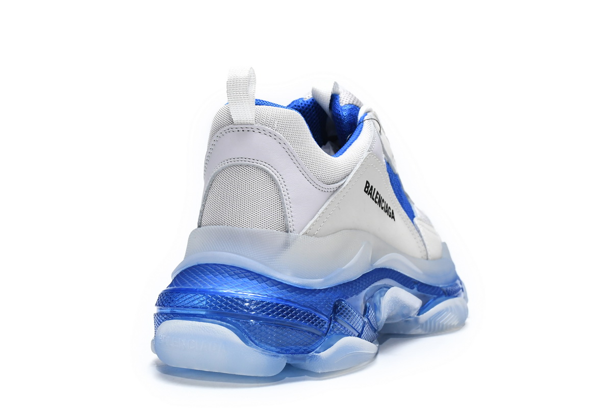 Balenciaga Triple S Sneaker 'White Blue' 541624 W090N 9169 - Exclusive and Stylish Footwear Balenciaga Triple S Sneaker 'White Blue' 541624 W090N 9169 - Exclusive and Stylish Footwear