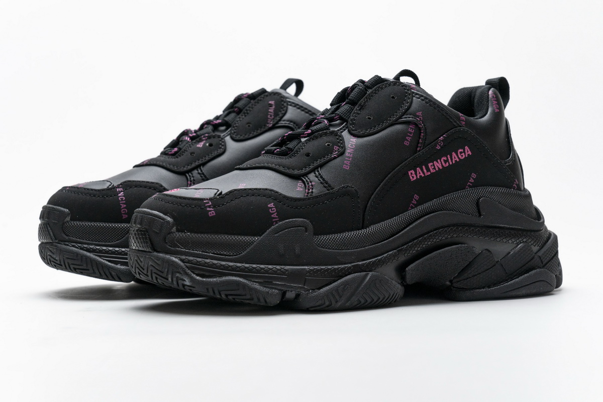 Shop the Balenciaga Triple S Letter Black Pink 524039 W2FA1 7635 - Iconic Design and Unmatched Style! Shop the Balenciaga Triple S Letter Black Pink 524039 W2FA1 7635 - Iconic Design and Unmatched Style!