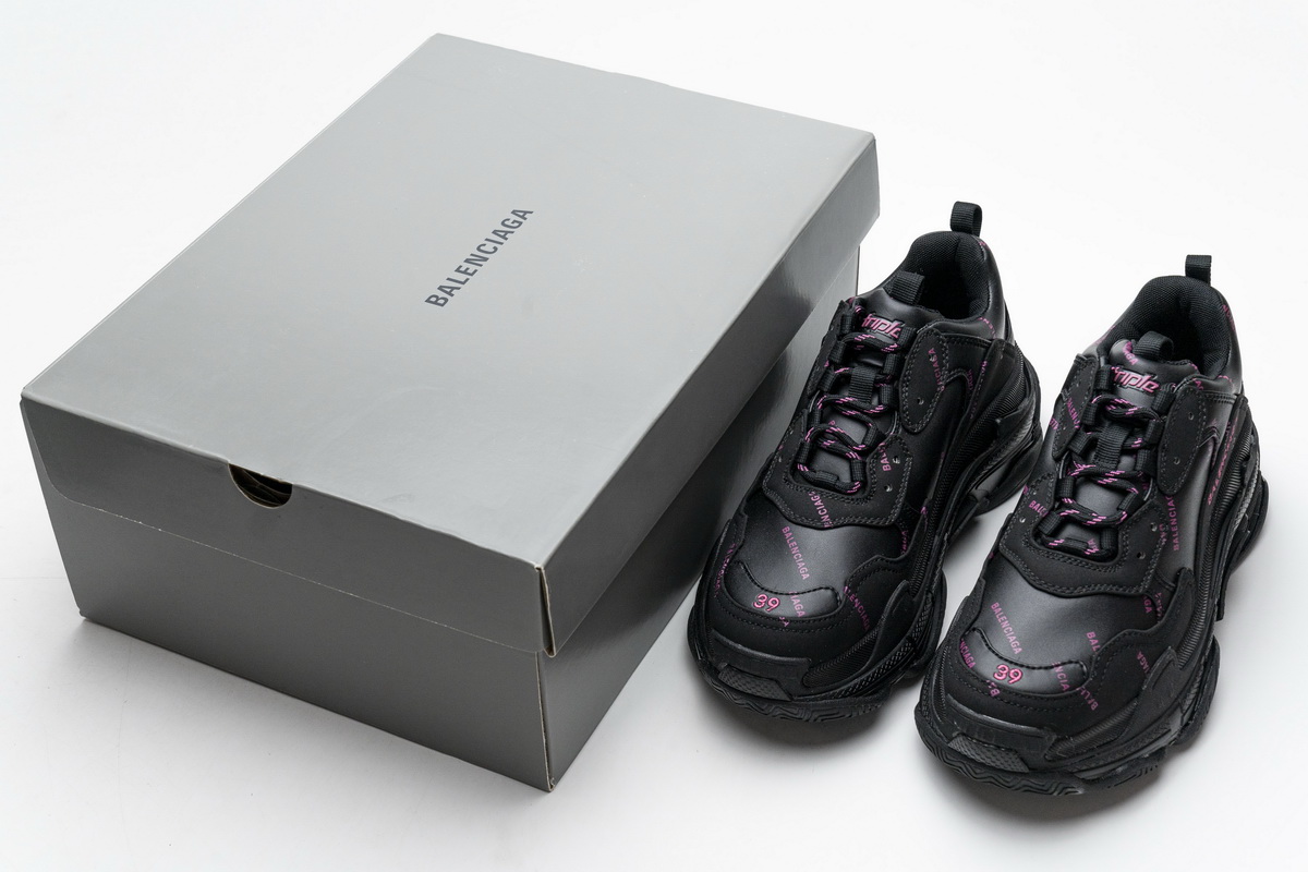 Shop the Balenciaga Triple S Letter Black Pink 524039 W2FA1 7635 - Iconic Design and Unmatched Style! Shop the Balenciaga Triple S Letter Black Pink 524039 W2FA1 7635 - Iconic Design and Unmatched Style!