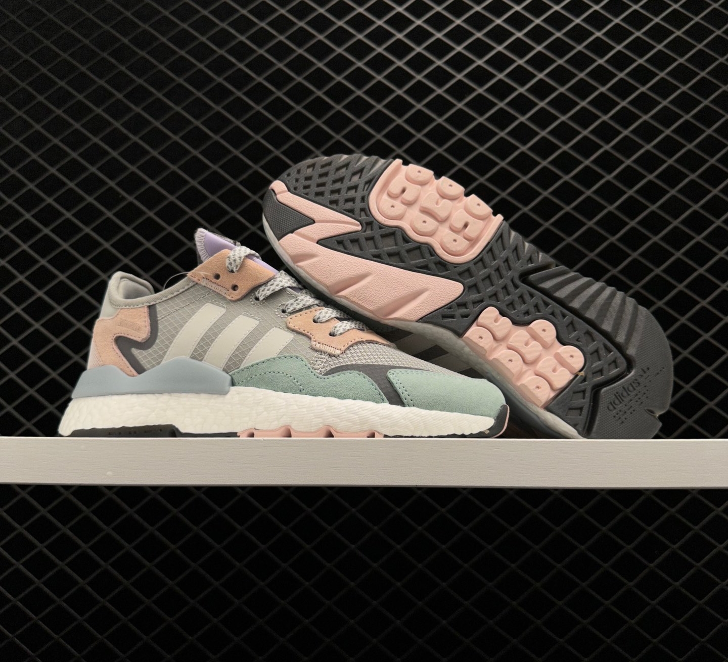 Adidas Nite Jogger 'Grey Pink Tint' FV1328 - Stylish and Comfortable Sneakers Adidas Nite Jogger 'Grey Pink Tint' FV1328 - Stylish and Comfortable Sneakers