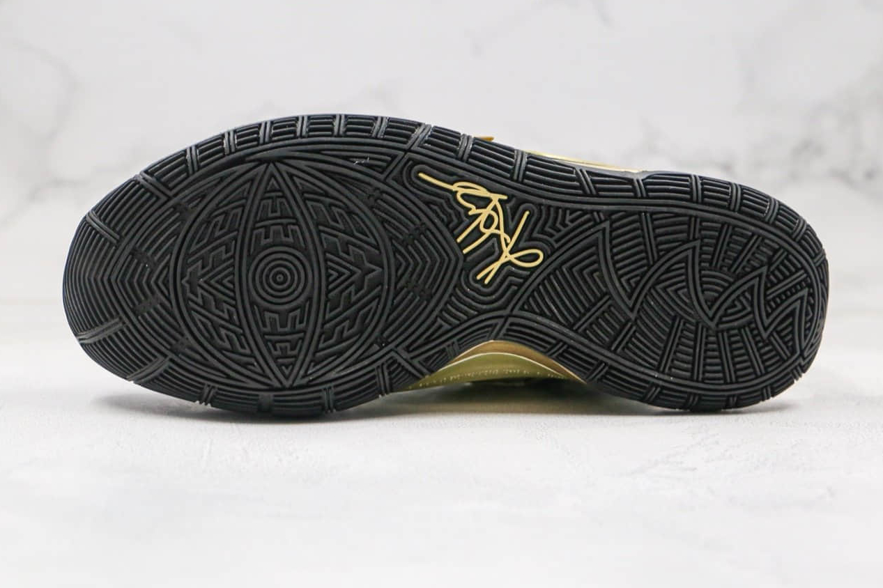 Nike Zoom Kyrie 6 Black Metallic Gold Basketball Shoes BQ4630-501 - Premium Performance & Style