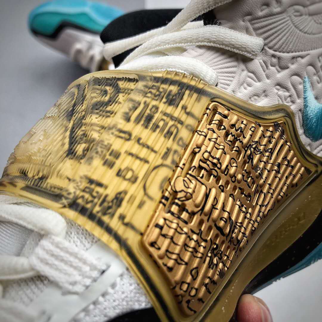 Concepts x Nike Zoom Kyrie 6 GS Golden Mummy: Premium Black Blue Sneakers (CV5572-149)