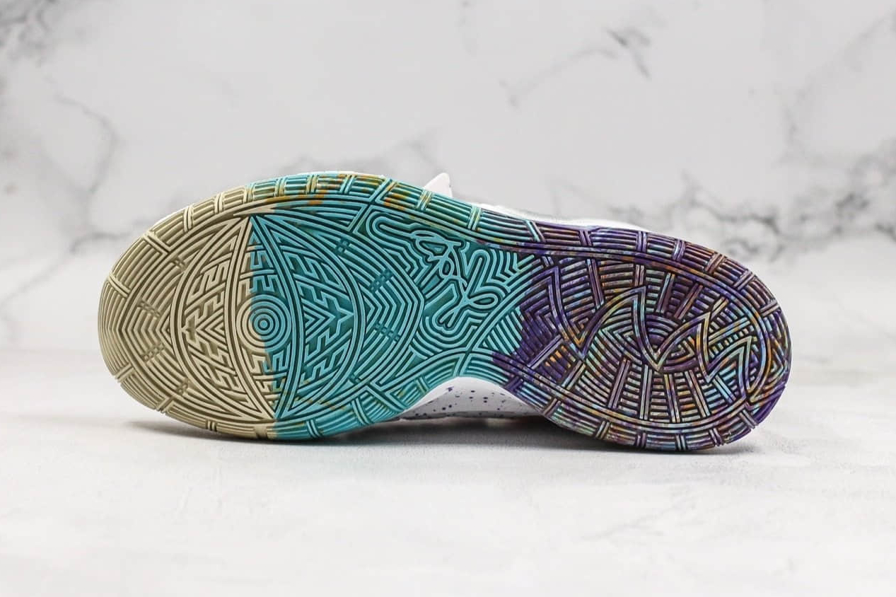 Nike Kyrie 6 EP White Starry Splash Blue Shoes BQ9377-102 | Mens Footwear Nike Kyrie 6 EP White Starry Splash Blue Shoes BQ9377-102 | Mens Footwear