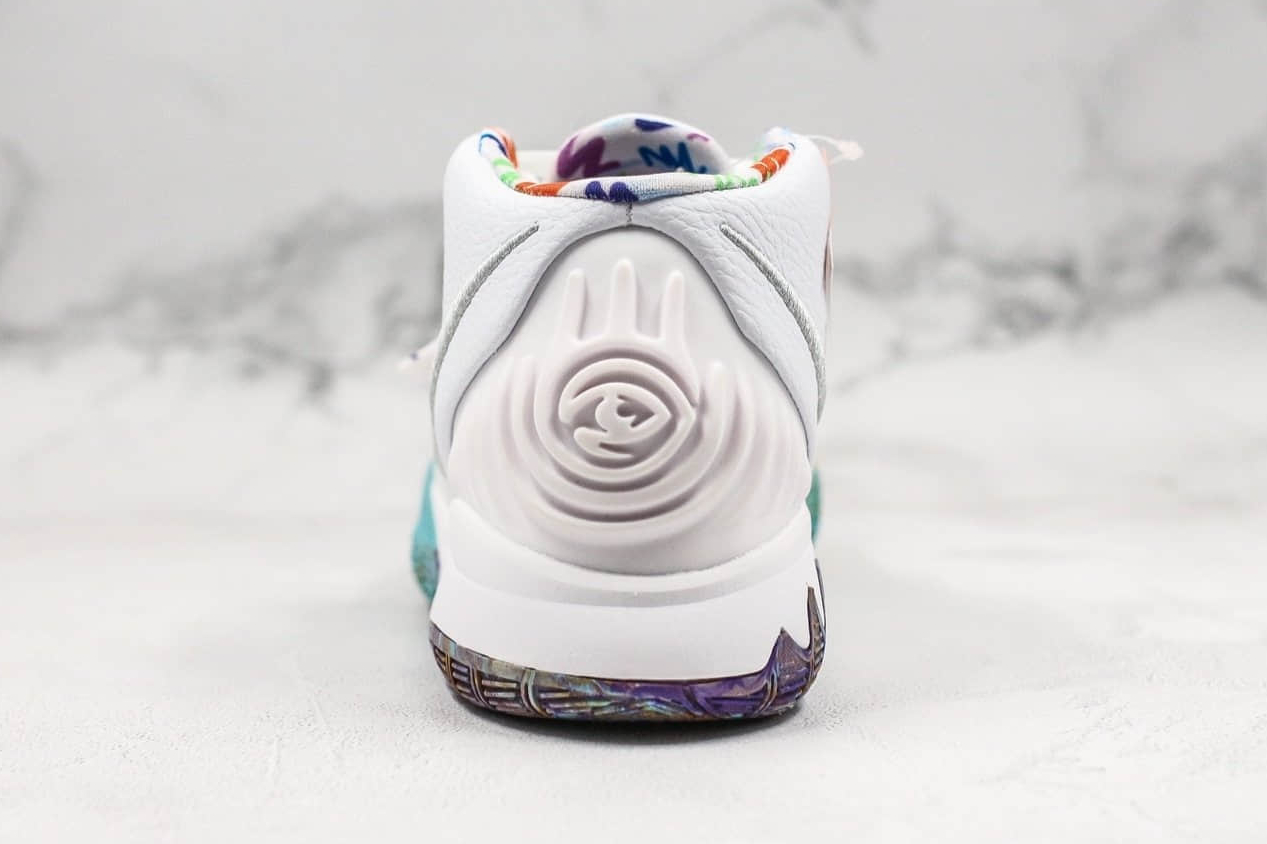 Nike Kyrie 6 EP White Starry Splash Blue Shoes BQ9377-102 | Mens Footwear Nike Kyrie 6 EP White Starry Splash Blue Shoes BQ9377-102 | Mens Footwear