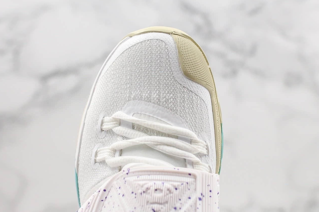 Nike Kyrie 6 EP White Starry Splash Blue Shoes BQ9377-102 | Mens Footwear Nike Kyrie 6 EP White Starry Splash Blue Shoes BQ9377-102 | Mens Footwear