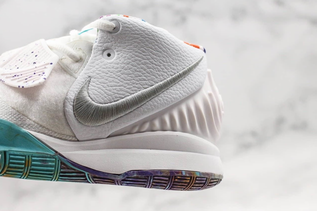 Nike Kyrie 6 EP White Starry Splash Blue Shoes BQ9377-102 | Mens Footwear Nike Kyrie 6 EP White Starry Splash Blue Shoes BQ9377-102 | Mens Footwear