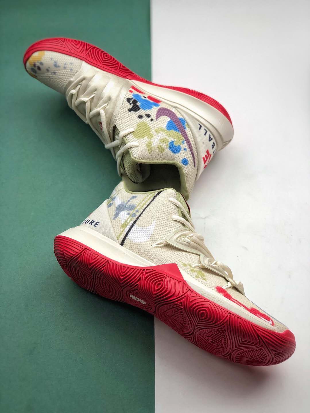 Bandulu x Nike Kyrie 5 EP Multi Color CK5837 100 - Limited Edition Collaboration for Unforgettable Style Bandulu x Nike Kyrie 5 EP Multi Color CK5837 100 - Limited Edition Collaboration for Unforgettable Style