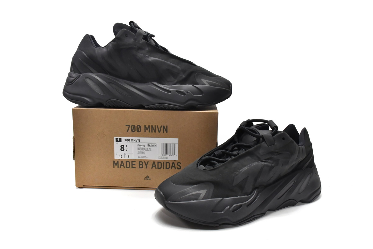 Adidas Yeezy Boost 700 MNVN 'Triple Black' FV4440 - Sleek and Stylish Footwear for Ultimate Comfort Adidas Yeezy Boost 700 MNVN 'Triple Black' FV4440 - Sleek and Stylish Footwear for Ultimate Comfort