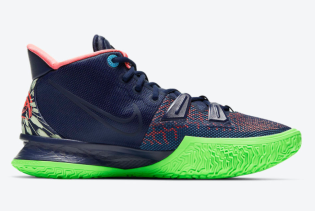 Nike Kyrie 7 'Multi-Color' Navy/Pink-Green CQ9327-401 - Shop Now