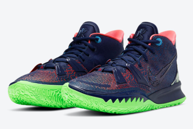 Nike Kyrie 7 'Multi-Color' Navy/Pink-Green CQ9327-401 - Shop Now