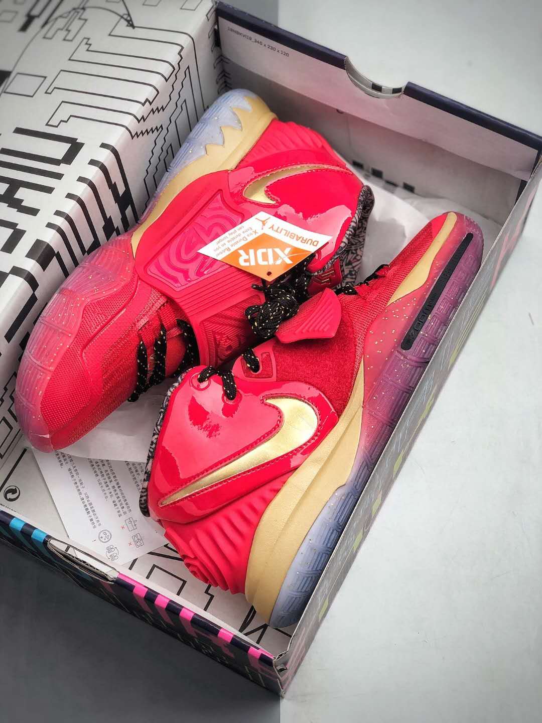 Nike Zoom Kyrie 6 EP All Star Trophies Multi-Color Metallic Gold CD5028-900 | Best Deals at [Website Name]