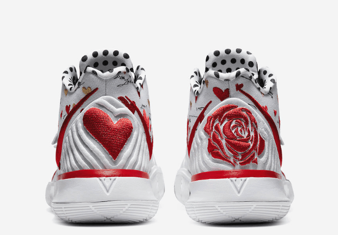 Nike SneakerRoom x Kyrie 5 'I Love You Mom' CU0677-100: White Red Sneakers from Nike